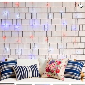 Pottery Barn Americana Fireworks Rain Lights NWOB